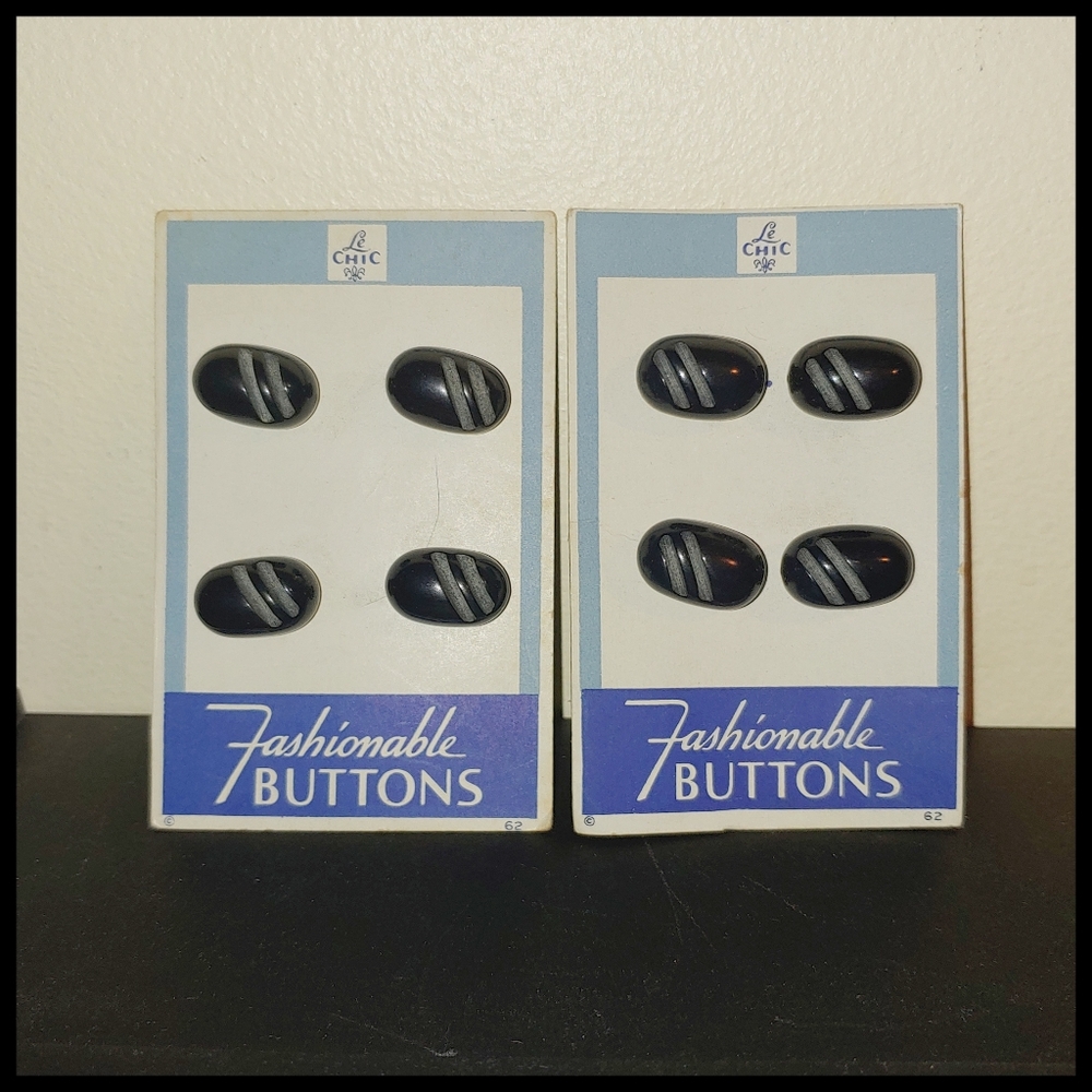 Eight Vintage Buttons